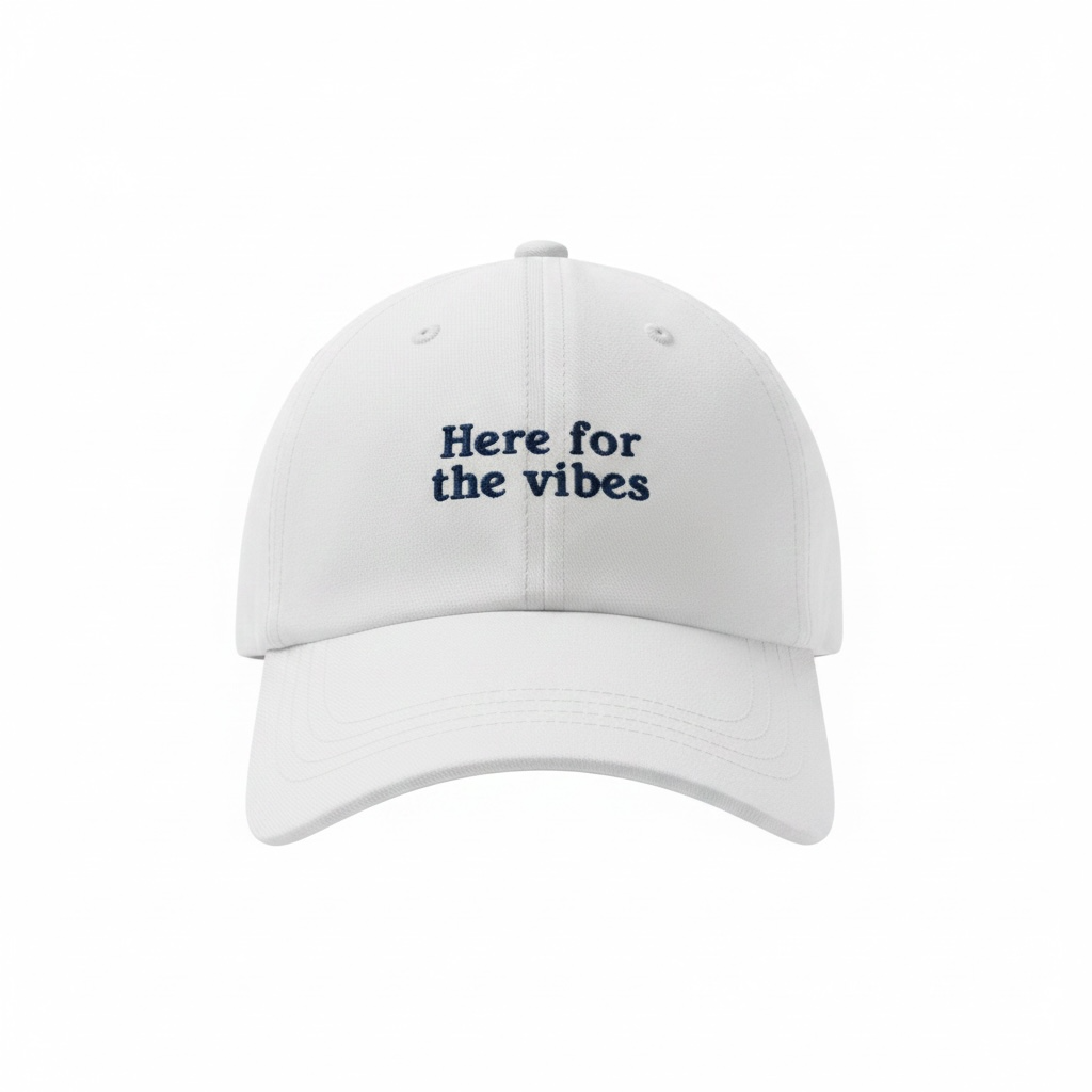 Here for the vibes cap
