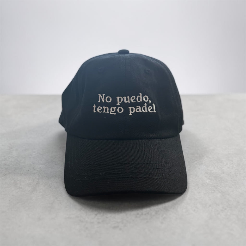 No puedo, tengo padel Cap - Black