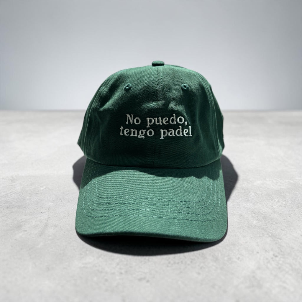 No puedo, tengo padel Cap - Dark green