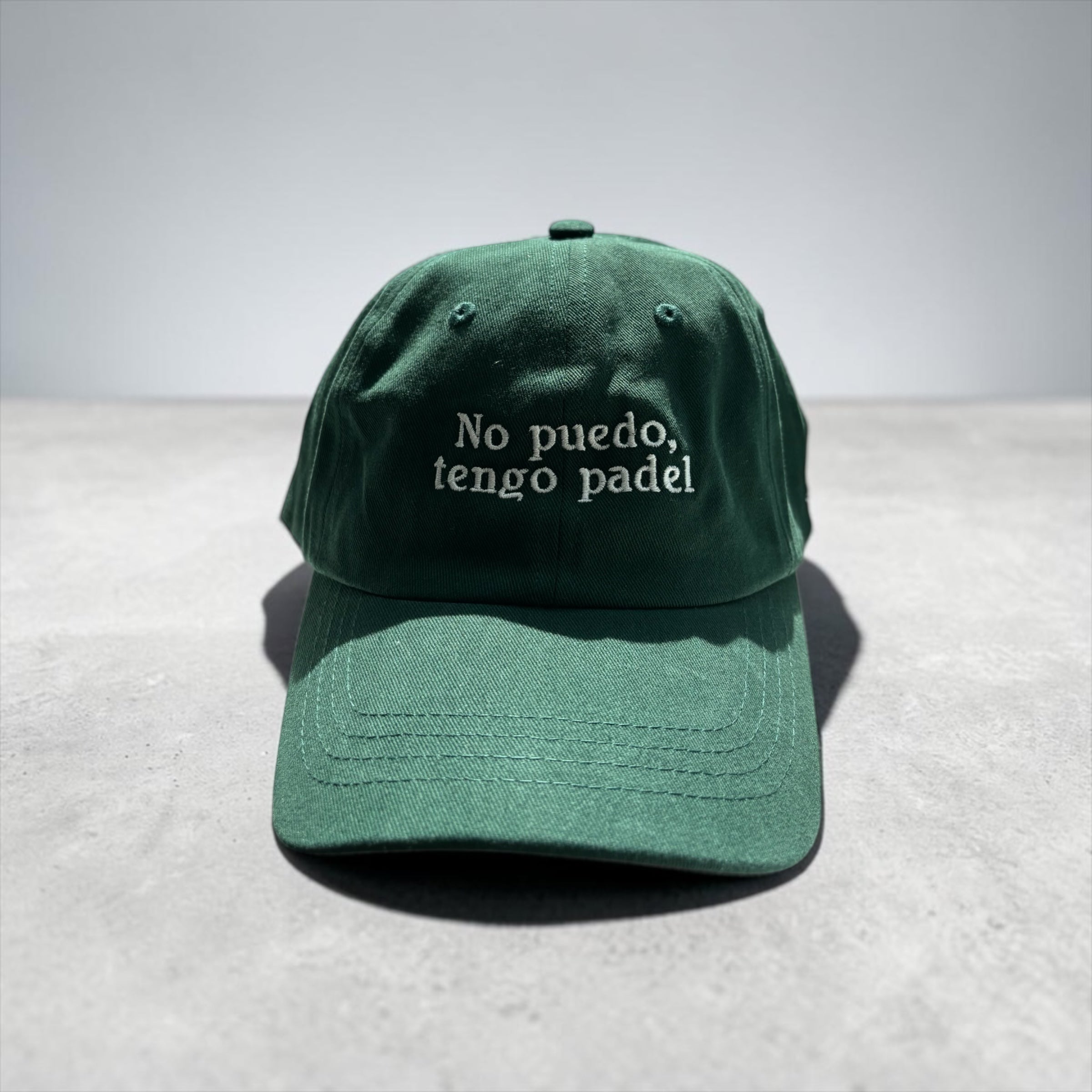 No puedo, tengo padel Cap - Dark green