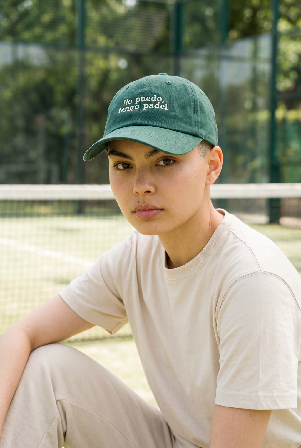 No puedo, tengo padel Cap - Dark green