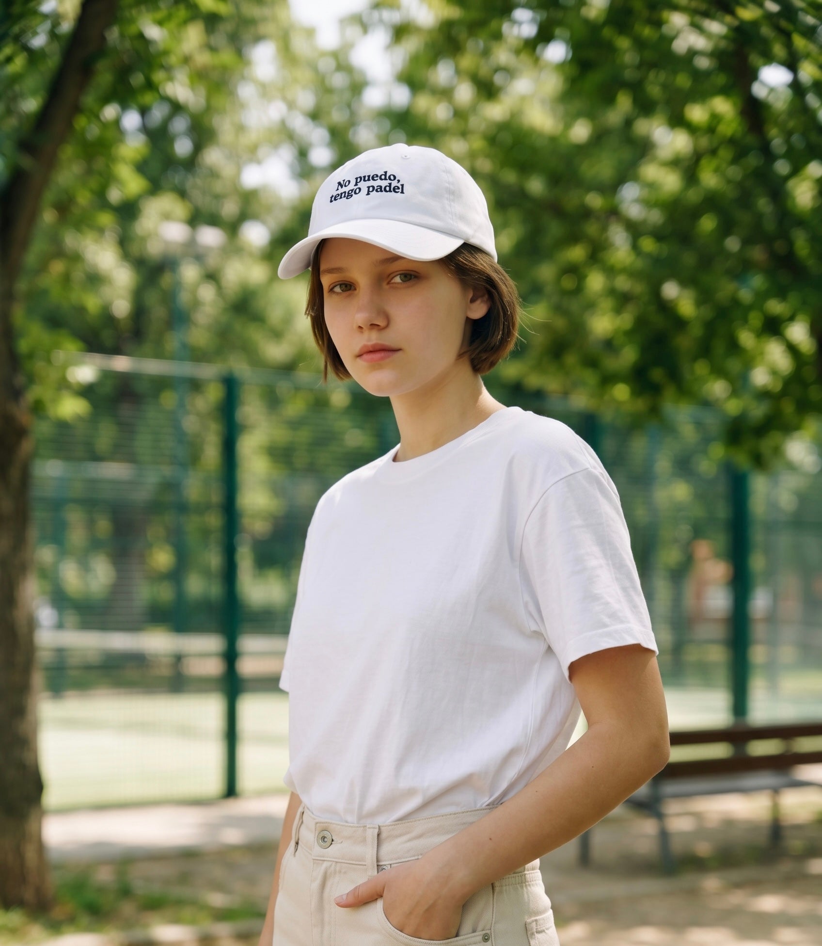 No puedo, tengo padel Cap - White