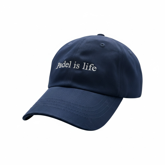 Padel is life Signature Cap — Navy