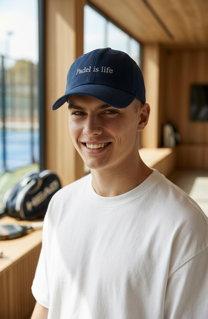 Padel is life Signature Cap — Navy