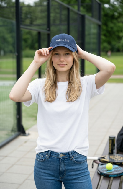 Padel is life Signature Cap — Navy