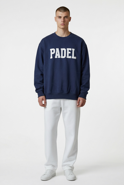 Padelista Court Crewneck — Navy
