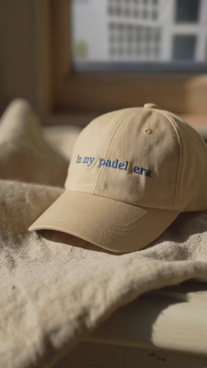 In my padel era cap